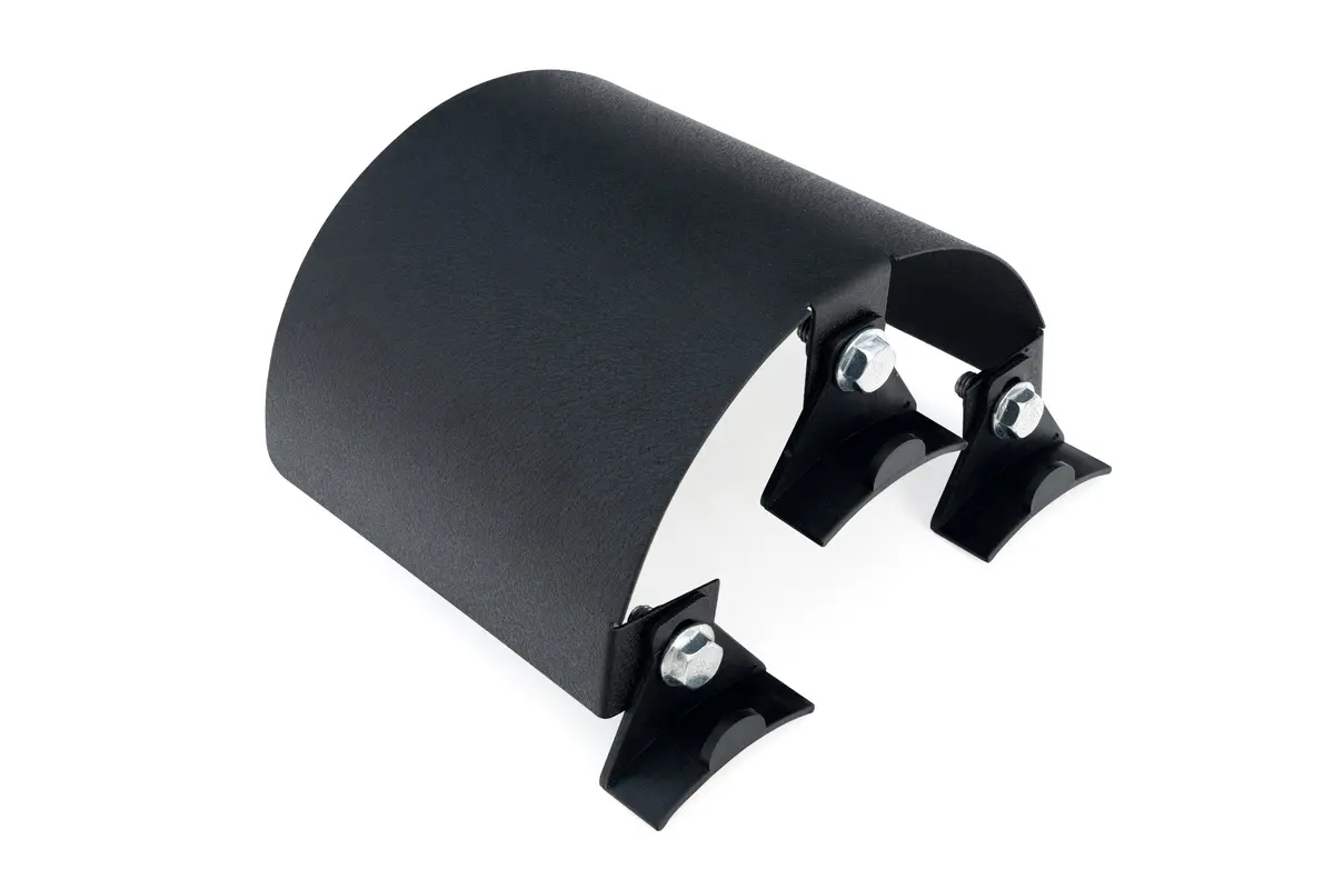 Hps Black Universal Aluminum "Half-Open"Intake Air Filter Heat Shield Kit 1