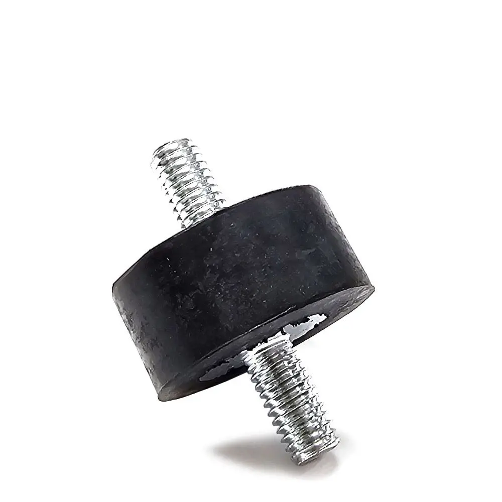 Anti Vibration Mount Isolator M6 Male/Male [1/2" Stud] [1/2" Thick Rubber] [1" Diameter] 1