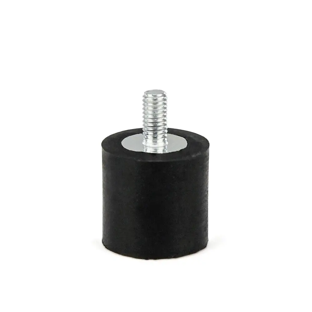 Anti Vibration Mount Isolator M6 Male/Female [1/2" Stud] [1" Thick Rubber] [1" Diameter] 1