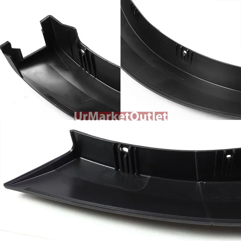 Matte Black Abs Wheel Fender Flares Guard For 09-17 Dodge Ram 1500 2