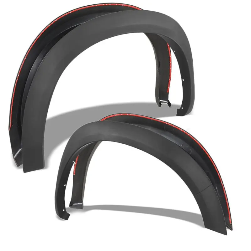 4Pc Matte Black Wheel Fender Flares Guard Cover For 10-18 Ram 2500 3500 1