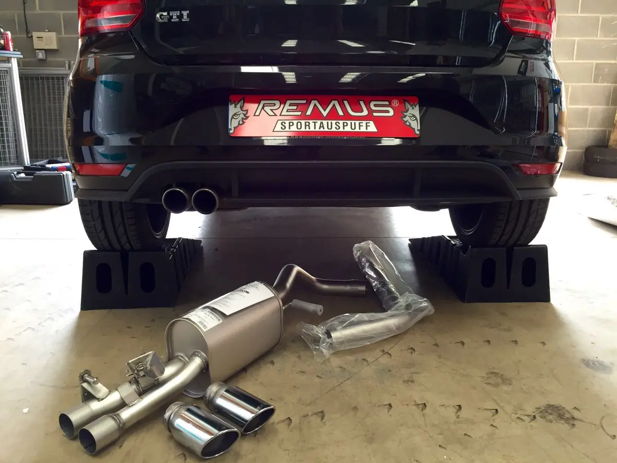 Remus Exhaust For Volkswagen Polo Mk5 Gti Facelift, Type 6C, 2014=> Cat Back System. 1