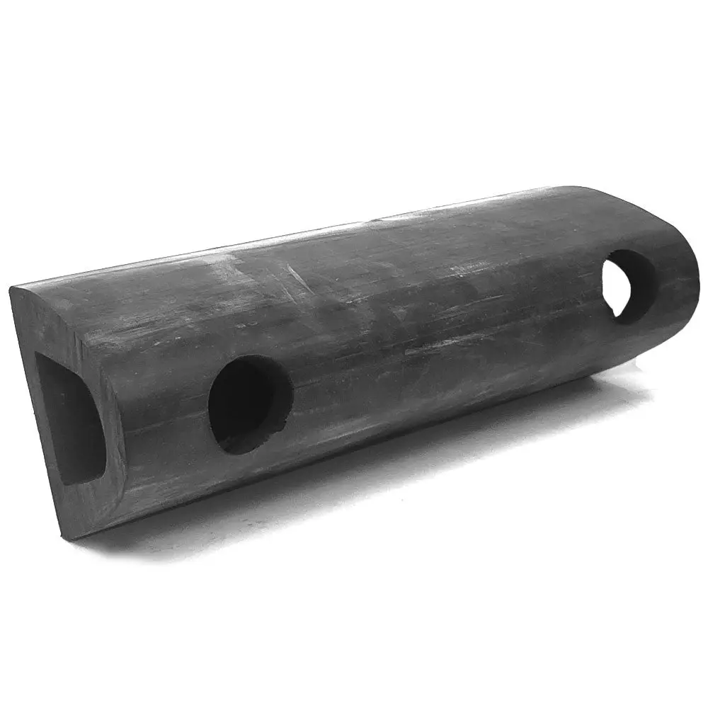 D-Shape 2 Hole 12" X 4" X 4" Extruded Dock Bumper Semi Truck Trailer 1