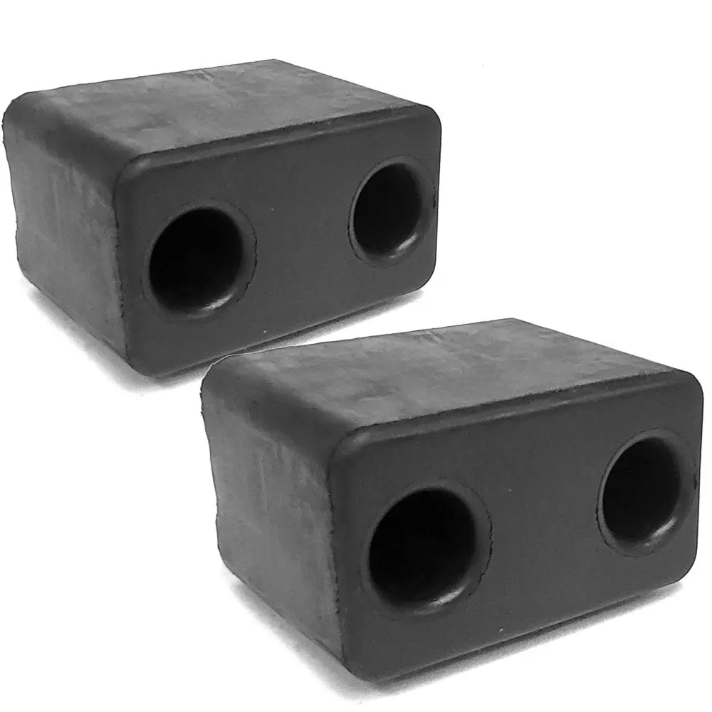 2X Rectangular 2 Hole 5-3/4" X 3-3/4" X 4-1/2" Dock Bumper Semi Truck Trailer 1