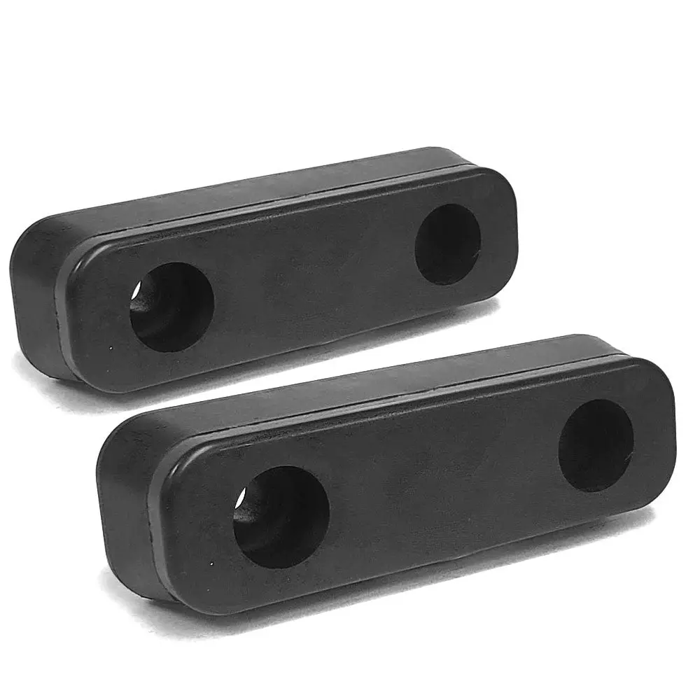2X Rectangular 2 Hole 7-7/8" X 2-3/8" X 2" Molded Dock Bumper Semi Truck Trailer 1