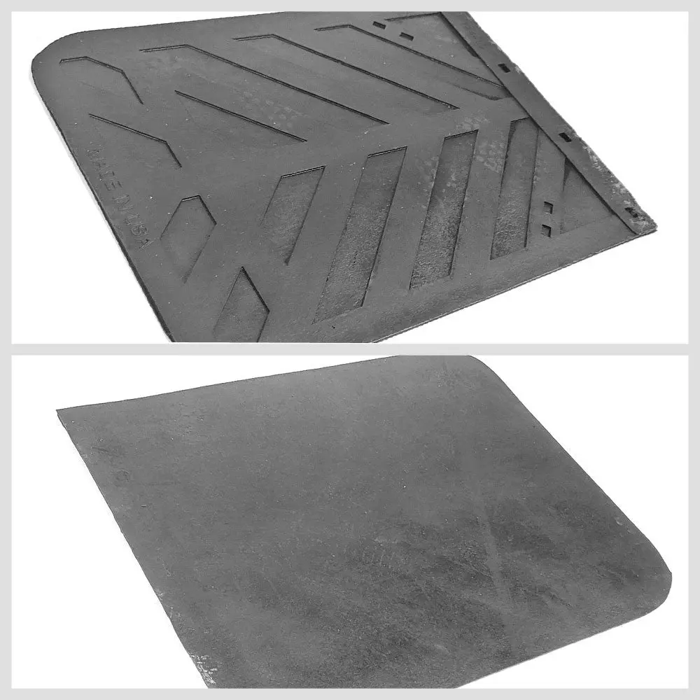 2X Aurora 30"X24" Chevron Mud Flap Guard+Mount+Straight Hanger 2430Cd Smei Truck 2