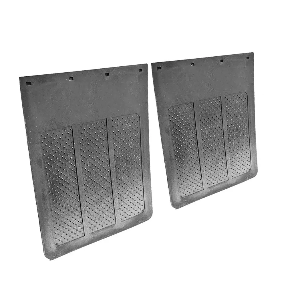 2X Aurora 30"X24" Anti-Spray Knobs Straight Mud Flap Guards 2430Hd Truck Trailer 1