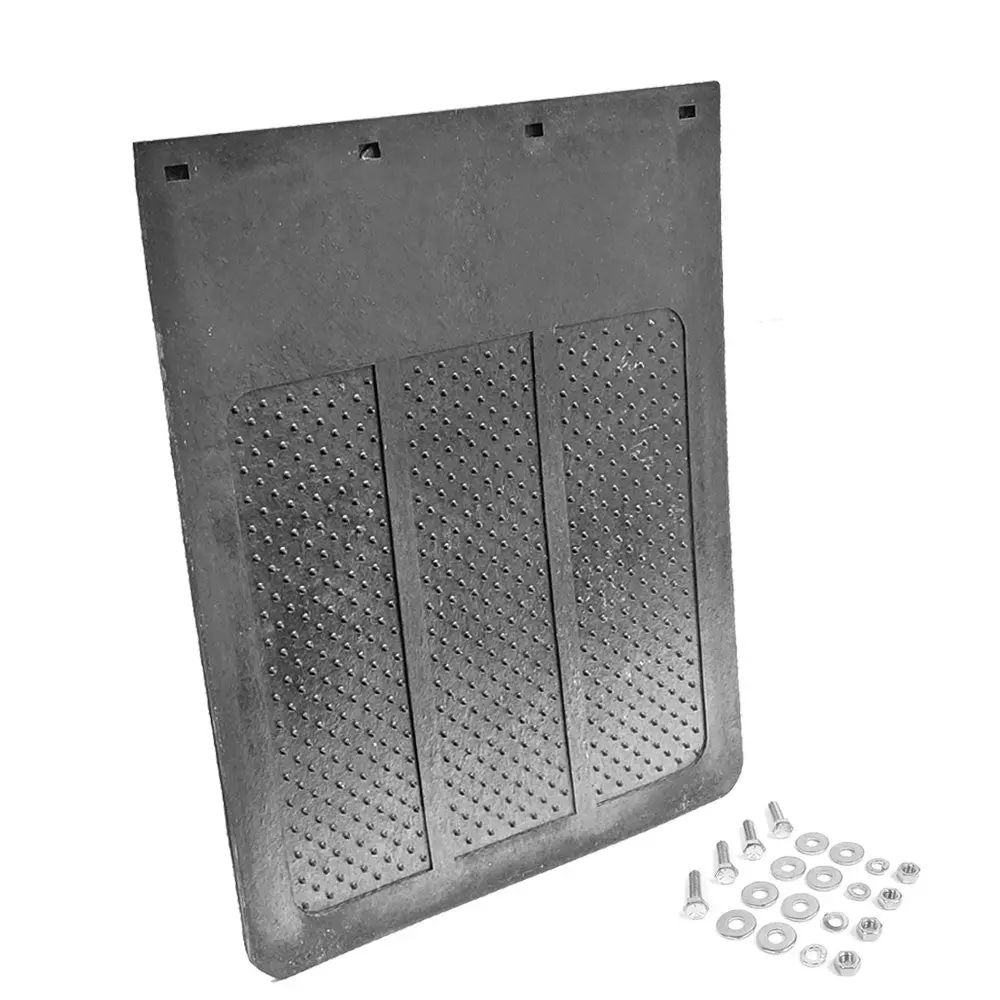 Aurora 30"X24" Anti-Spray Knobs Straight Mud Flap+Mount 2430Hd Truck Trailer 1