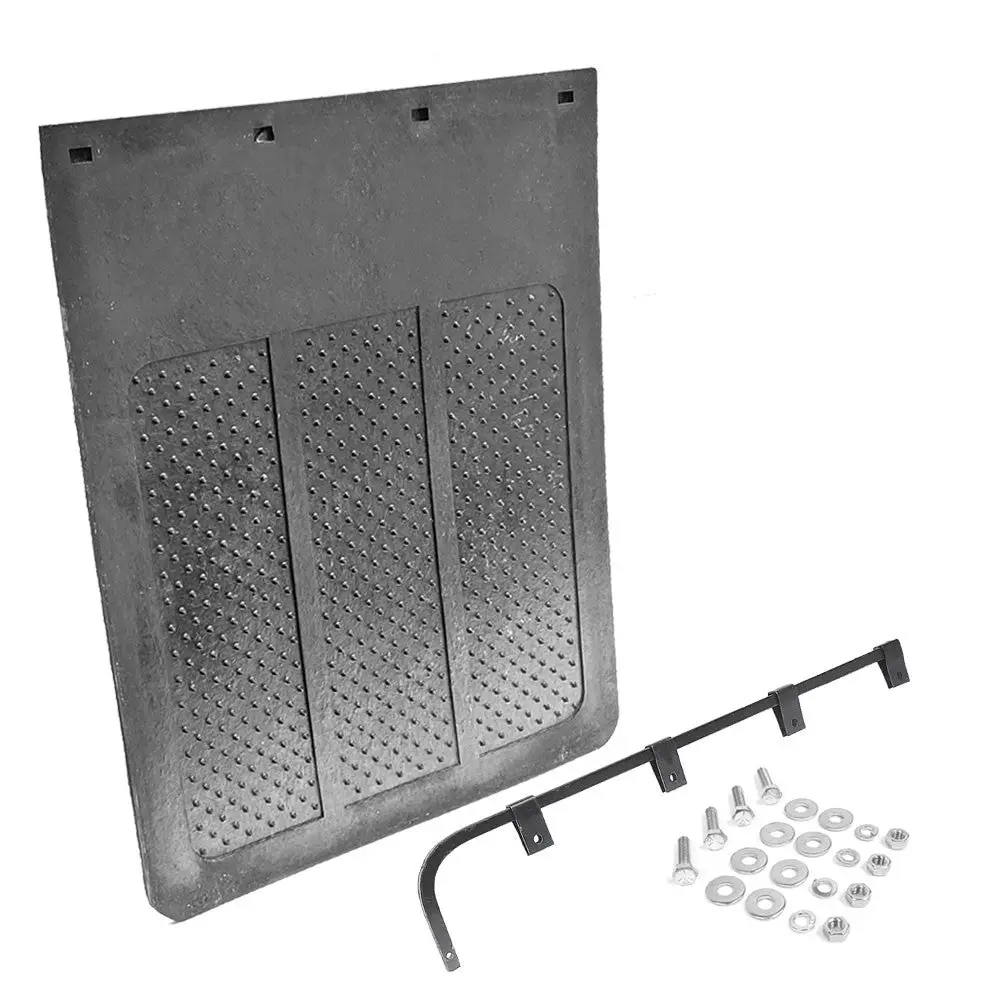 Aurora 30"X24" Anti-Spray Raised Knobs Mud Flap+Mount+Straight Hanger 2430Hd 1