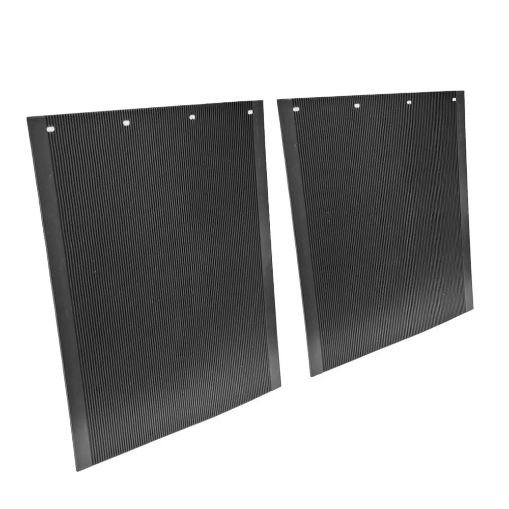 2X Aurora 30"X24" Anti-Spray Straight Mud Flap Guards 2430Phdb Truck Trailer 1