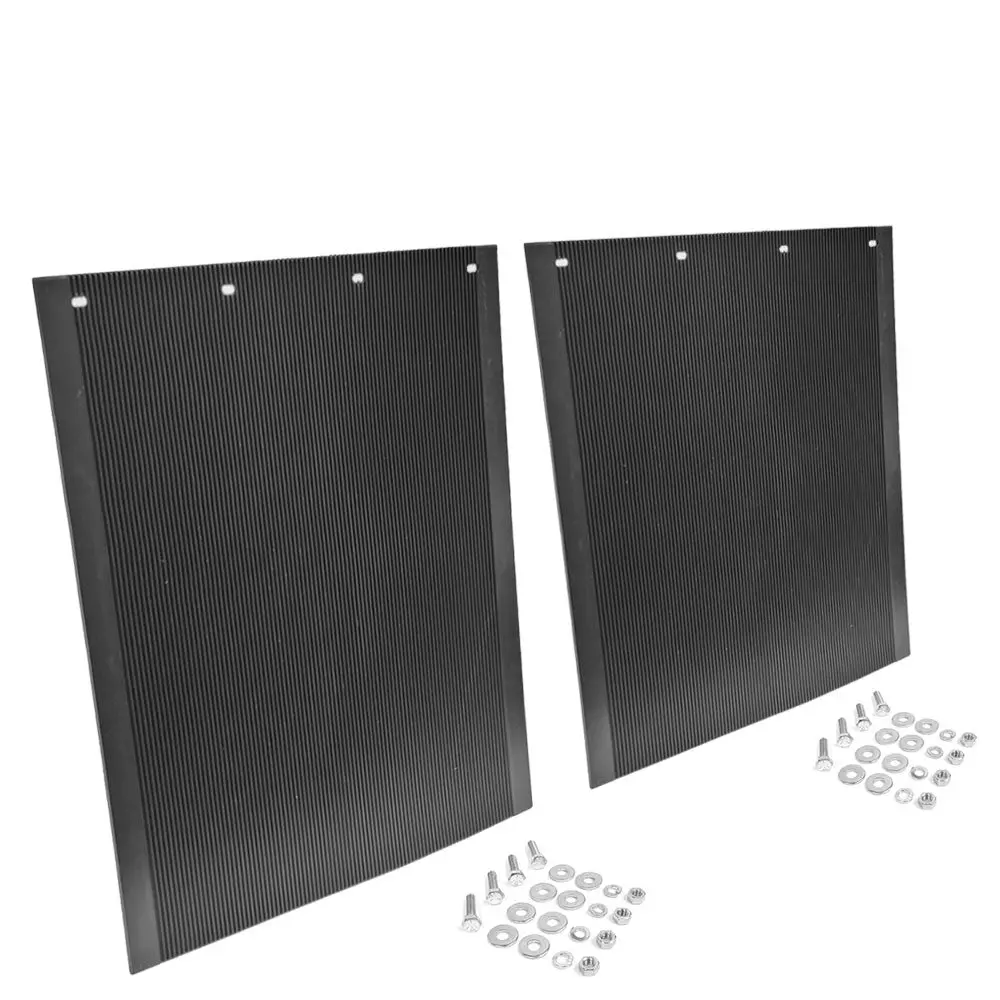 2X Aurora 30"X24" Anti-Spray Straight Mud Flap+Mount 2430Ppsb Truck Trailer 1