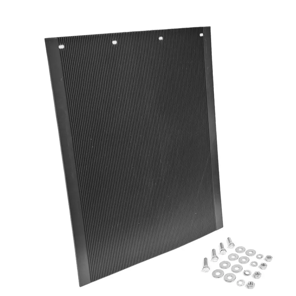 Aurora 30"X24" Anti-Spray Straight Mud Flap Guard+Mount 2430Ppsb Truck Trailer 1