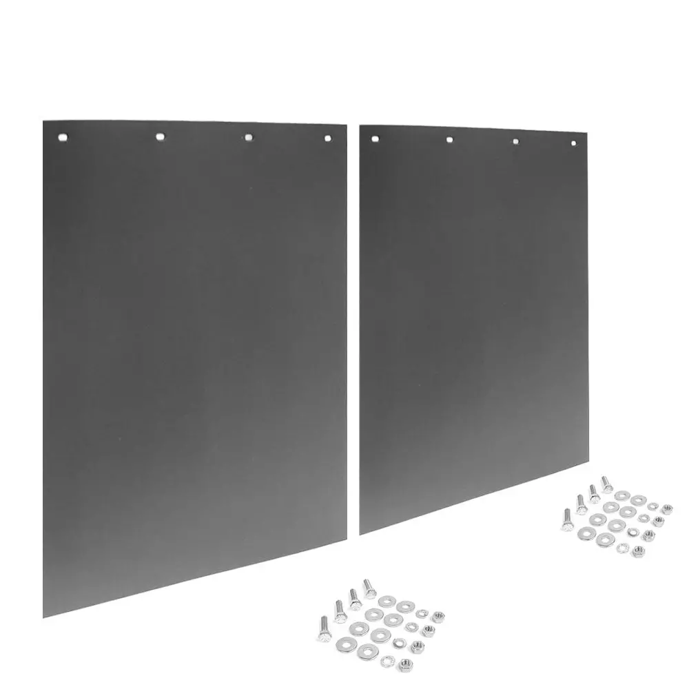2X Aurora 30"X24" Polyguard Straight Mud Flap Guard+Mount 2430Psb Truck Trailer 1