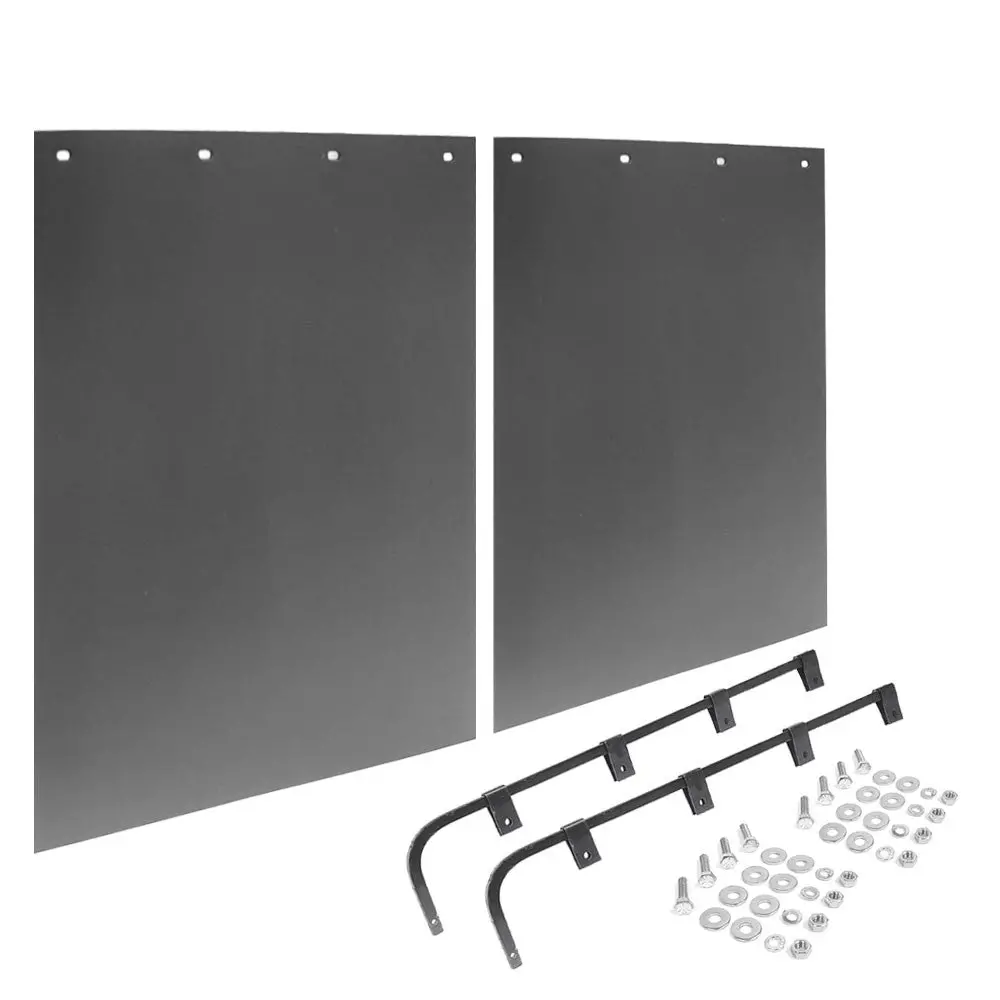 2X Aurora 30"X24" Polyguard Mud Flap+Mount+Straight Hanger 2430Psb Truck Trailer 1
