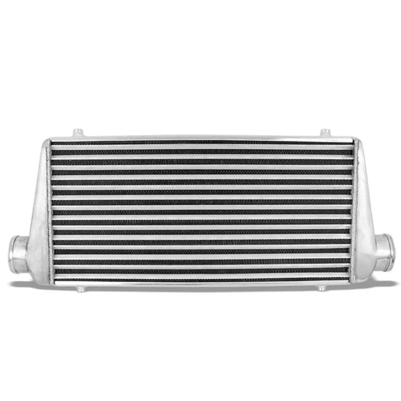 Universal Silver Aluminum Tube & Fin 30.75"L Turbo Front Mount Style Intercooler 1