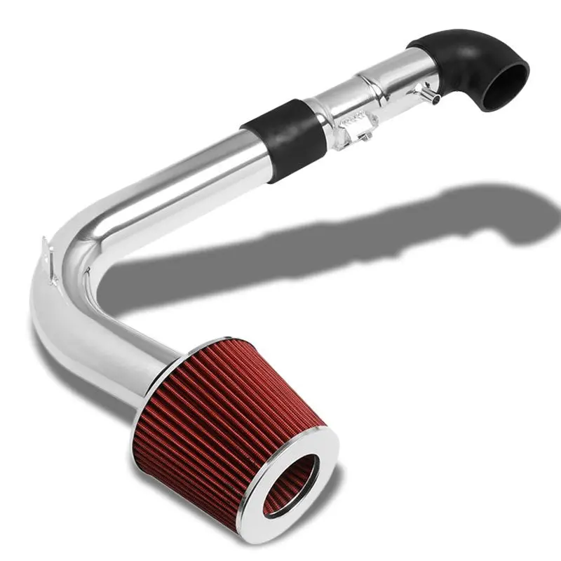 2.75" Polish Pipe Red Cone Filter Cold Air Intake Kit For 06-09 Mx-5 Miata 1