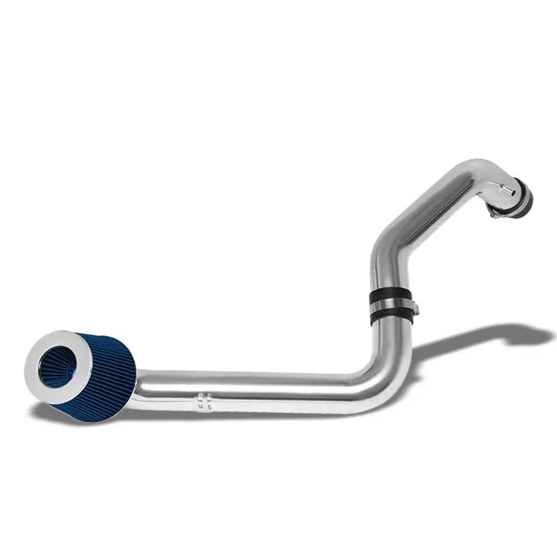 3.00" Polish Pipe Blue Cone Filter Cold Air Intake Kit For 00-05 Honda S2000 1