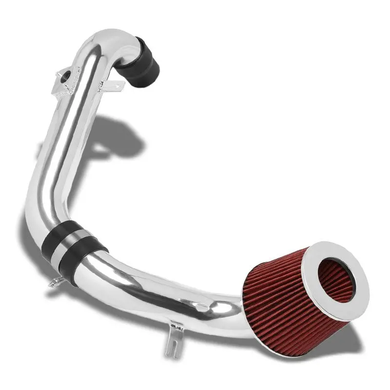 2.75" Polish Pipe Red Cone Filter Cold Air Intake Kit For 08-15 Scion Xb 1
