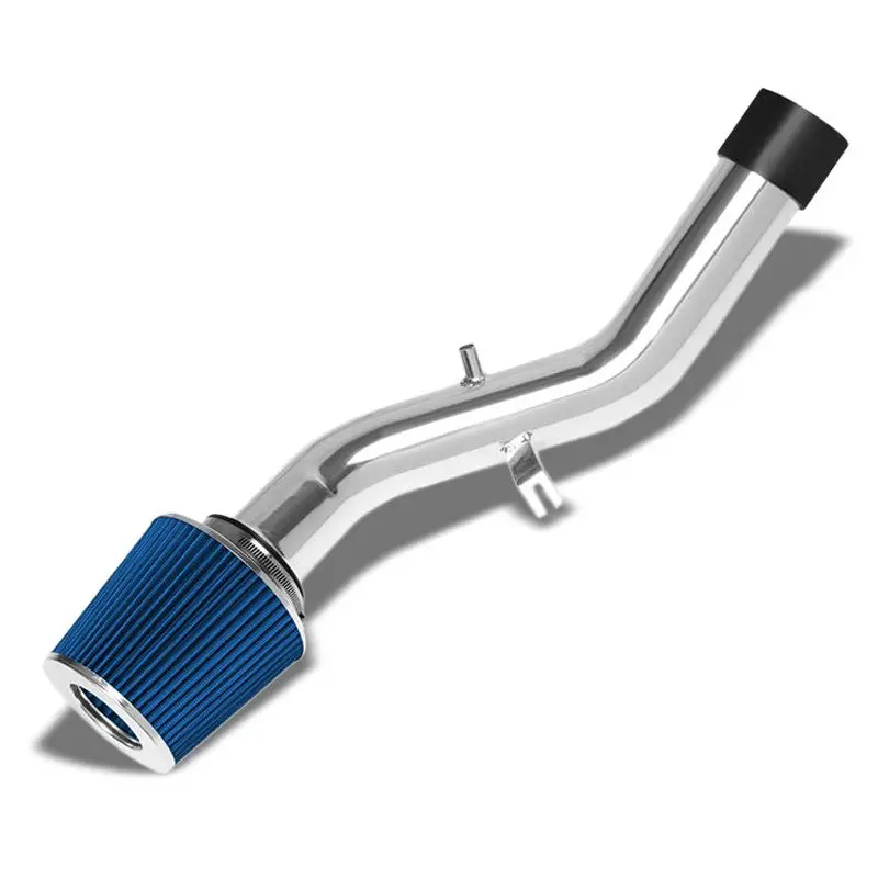 Polish Pipe Blue Dry Cone Filter Shortram Air Intake Kit For 07-13 Is250 Is350 1