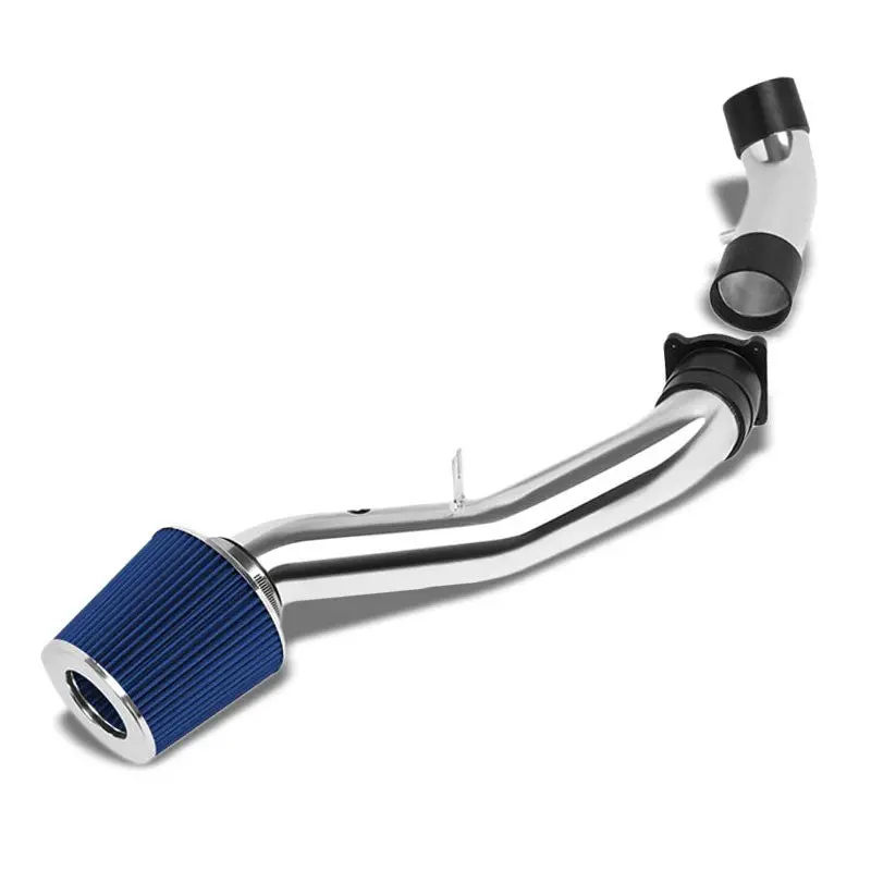 3.00" Polish Pipe Blue Cone Filter Cold Air Intake Kit For 03-06 350Z 3.5L V6 1