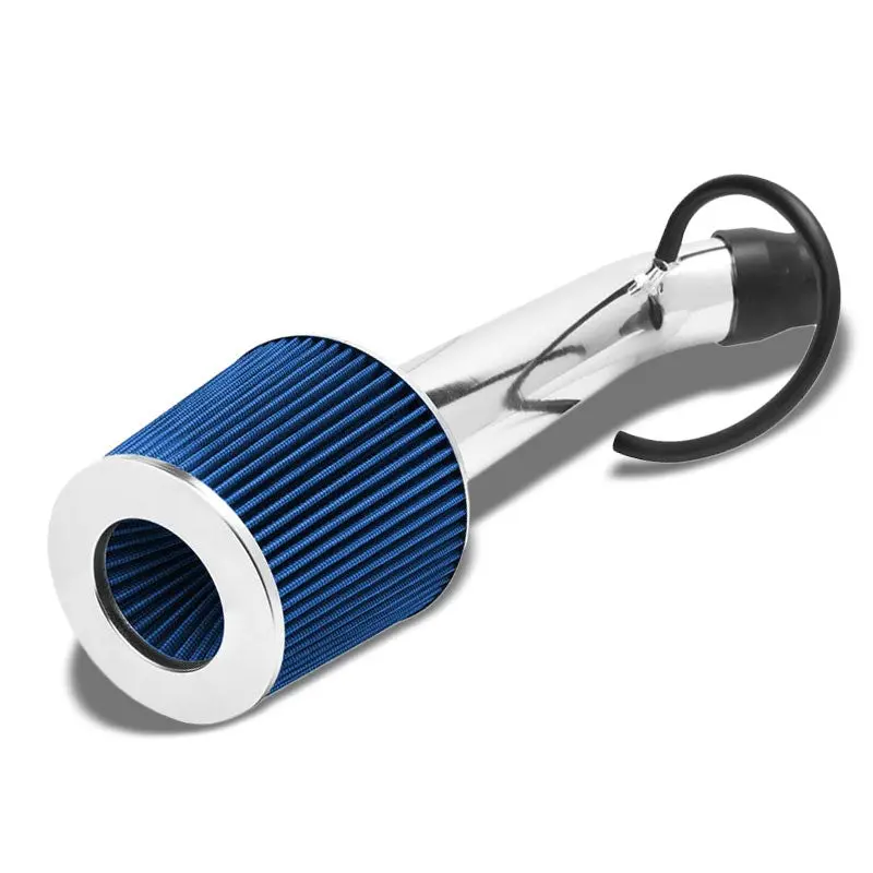 Polish Pipe Blue Dry Cone Filter Shortram Air Intake Kit For 92-95 Civic Sohc 1