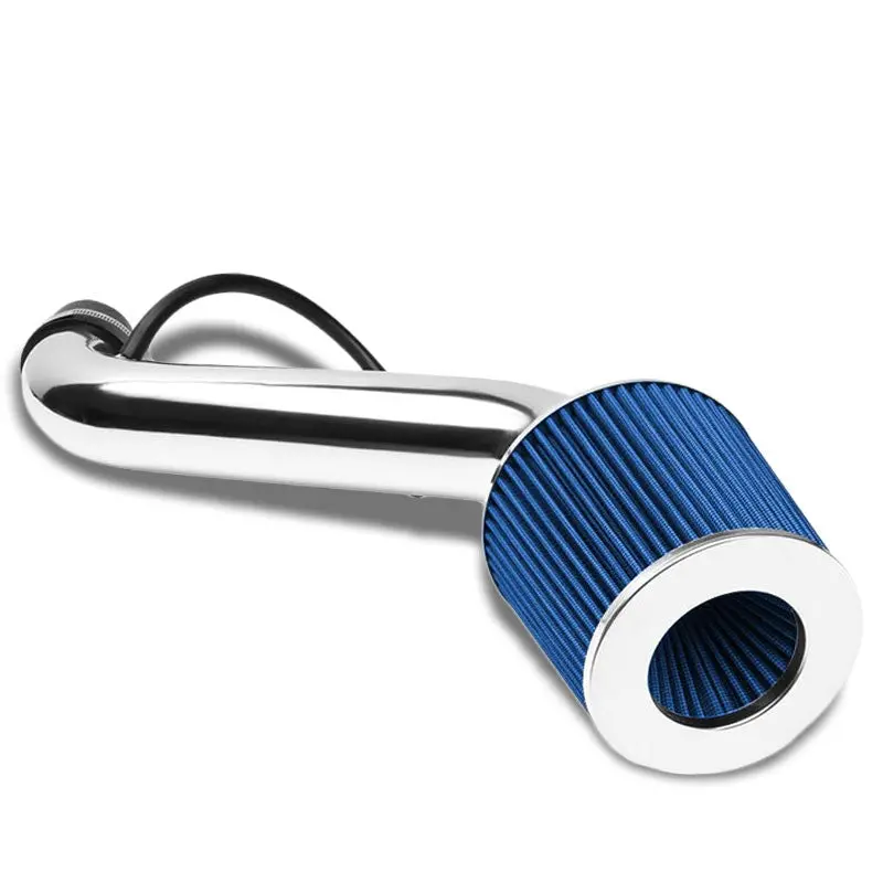 Polish Pipe Blue Dry Cone Filter Shortram Air Intake Kit For 94-01 Integra Gs-R 1
