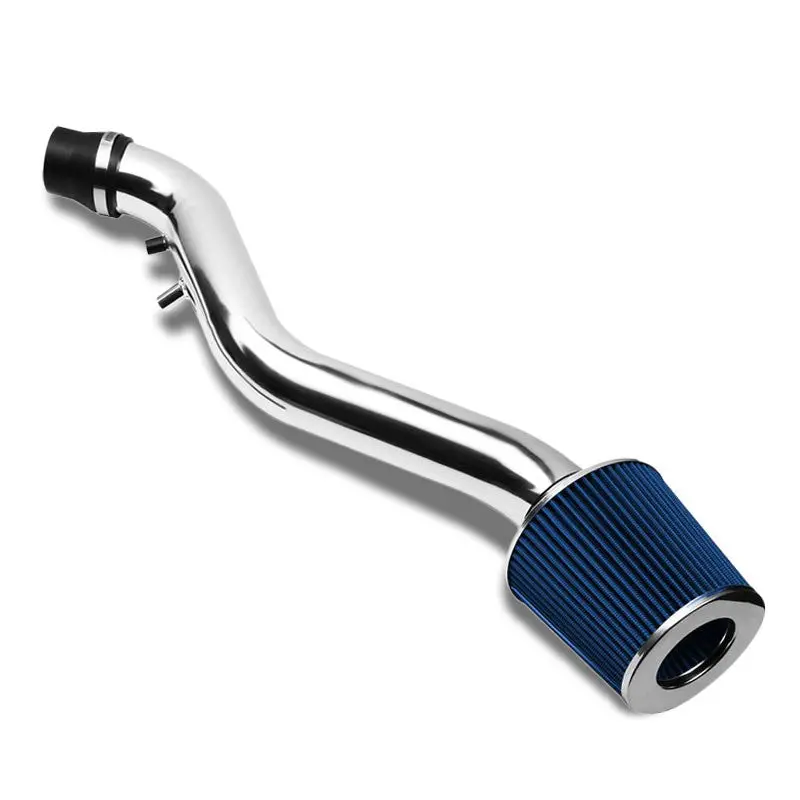 Polish Pipe Blue Dry Cone Filter Shortram Air Intake Kit For 90-93 Acura Integra 1