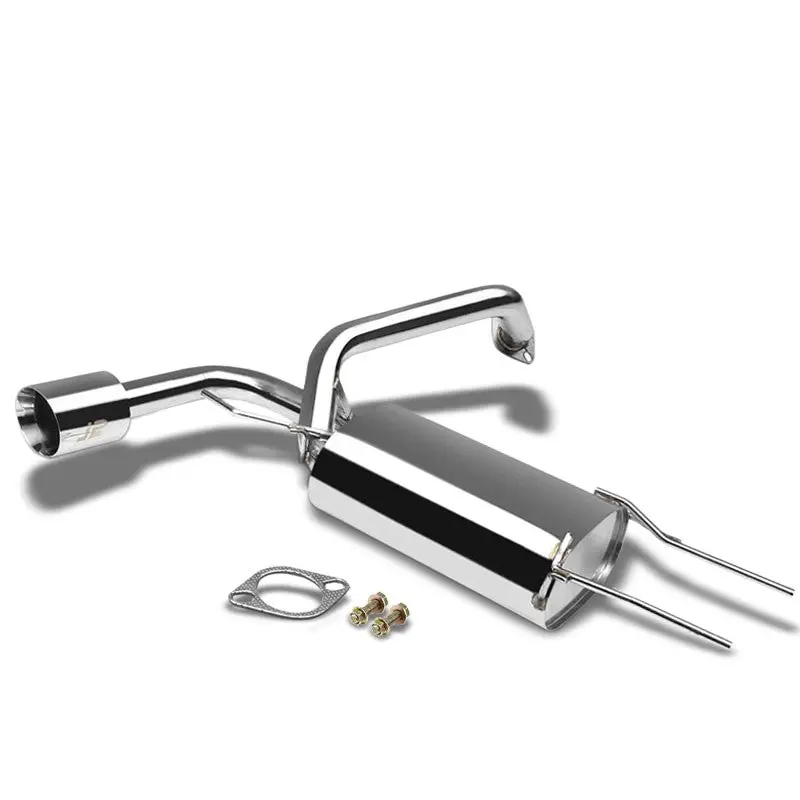 4.5" Oval Slant Roll Muffler Tip Exhaust Catback System For 10-13 Mazda 3 2.0L 1