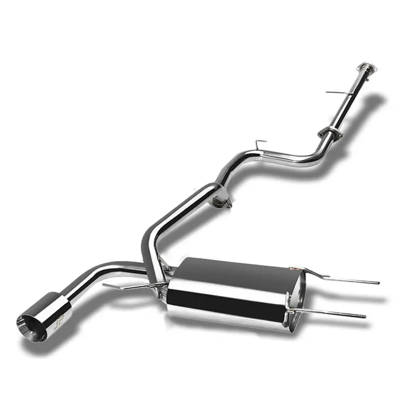 J2 Exhaust Catback System 4.25" Round Slant Roll Muffler Tip For 10-13 Mazda 3 2.0L Hatchback (Bl) 1