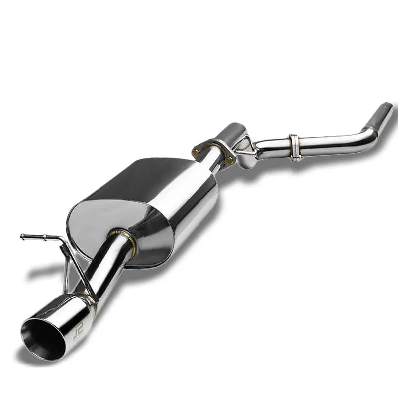 J2 Exhaust Catback System 3.50" Round Slant Roll Muffler Tip For 06-10 Volkswagen Beetle 2.5L 1