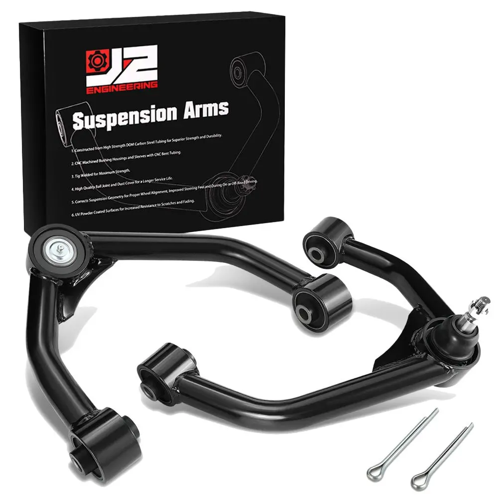 J2 Black 2-4" Lift Front Upper Control Arm For 15-22 Chevrolet Colorado/Gmc Canyon 1