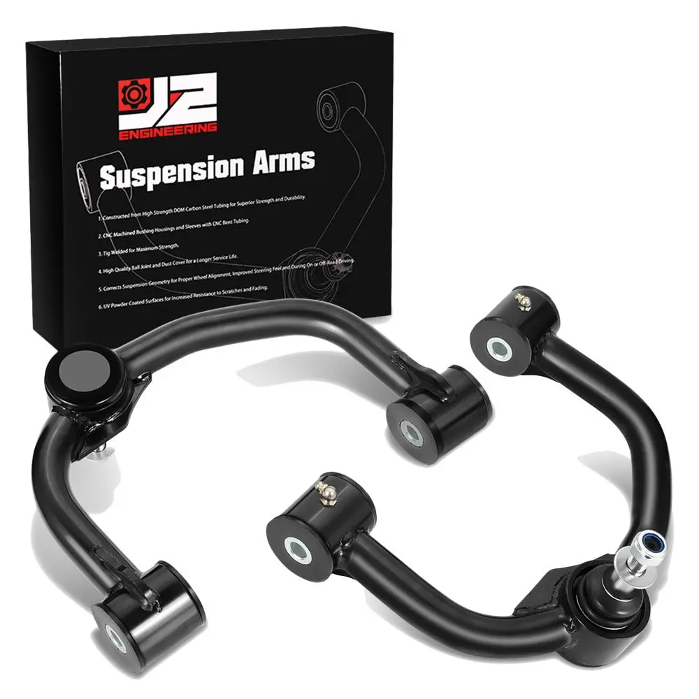J2 Black 2-4" Lift Front Upper Control Arm For 06-22 Expedition/04-20 F-150/06-08 Mark Lt/06-22 Navigator 1