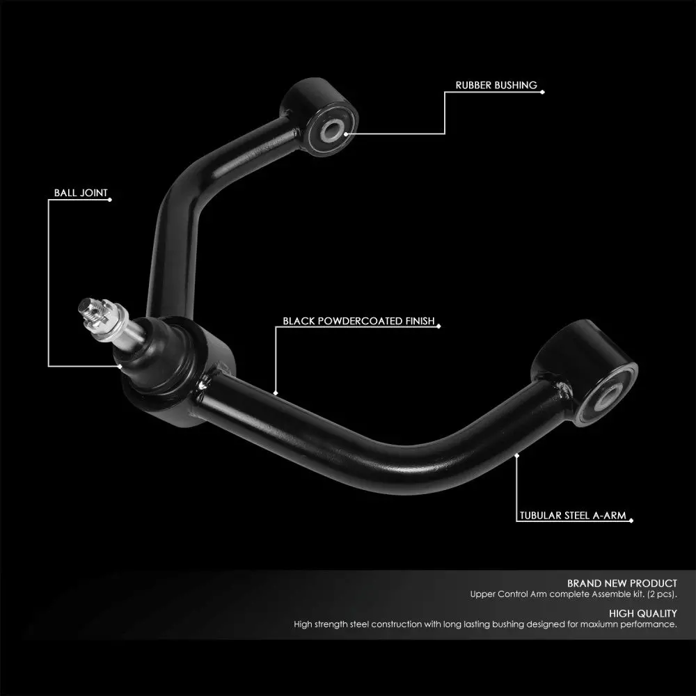 J2 Black 2-4" Lift Front Upper Control Arm For 09-18 Ram 1500/19-22 Ram 1500 Classic 2