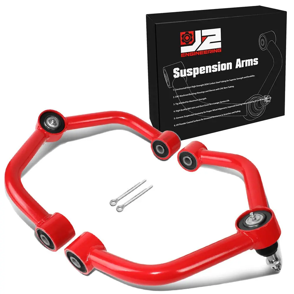 J2 Red 2-4" Lift Front Upper Control Arm For 09-18 Ram 1500/19-22 Ram 1500 Classic 1