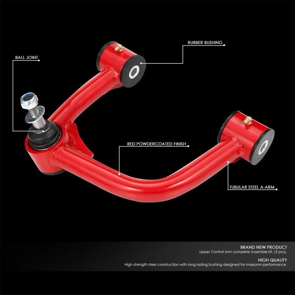 J2 Red 2-4" Lift Front Upper Control Arm For 05-22 Toyota Tacoma 2