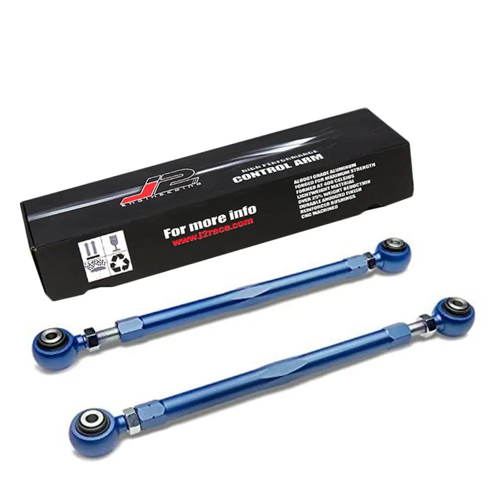 J2 Blue Rear Lower Suspension Traction Bar Tie Rod For 89-94 Nissan 240Sx S13 1