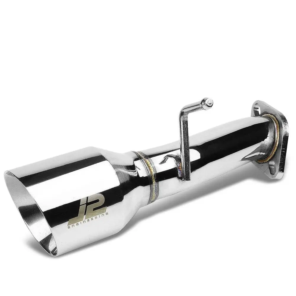 J2 Engineering Rear 4" Rolled Muffler Tip Axleback System For 13-Up Fr-S/Brz/86 1