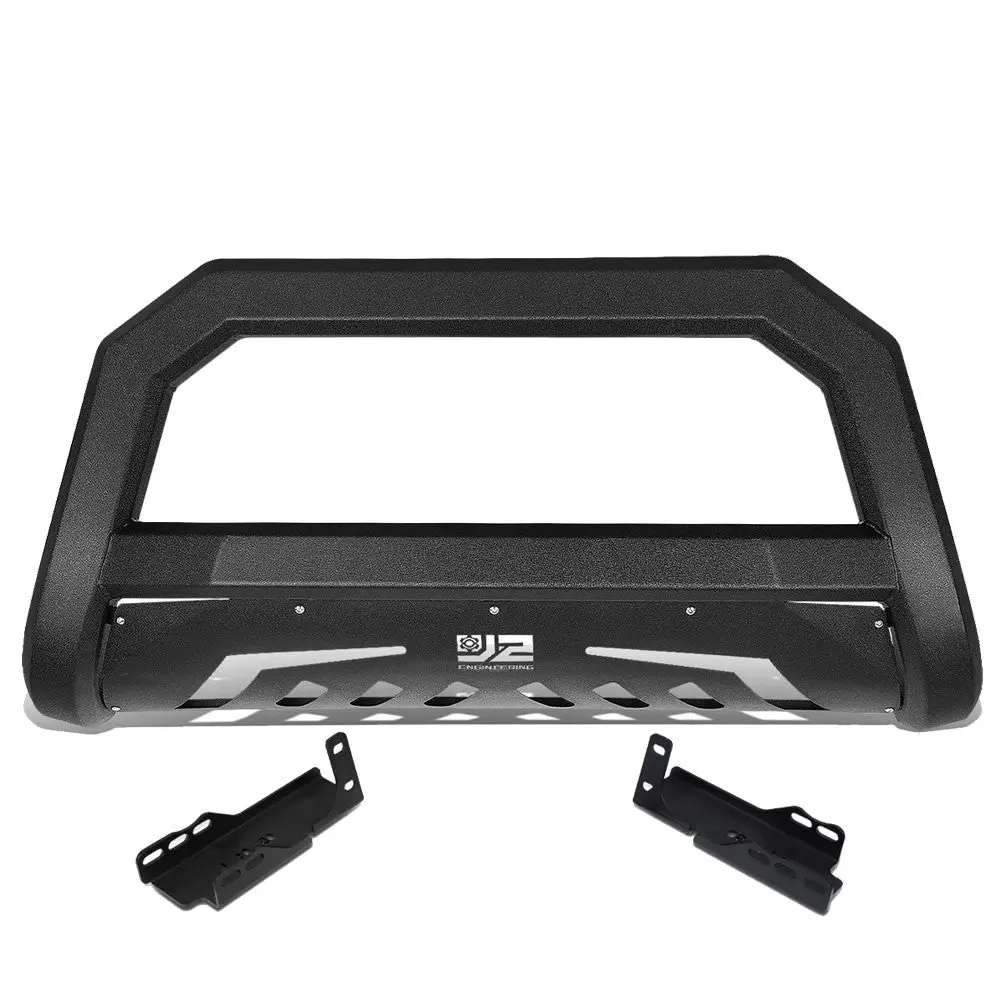 J2 Box Beam Design Front Bumper Bull Bar Guard For 07-18 Chevy Silverado Gmc Sierra 1