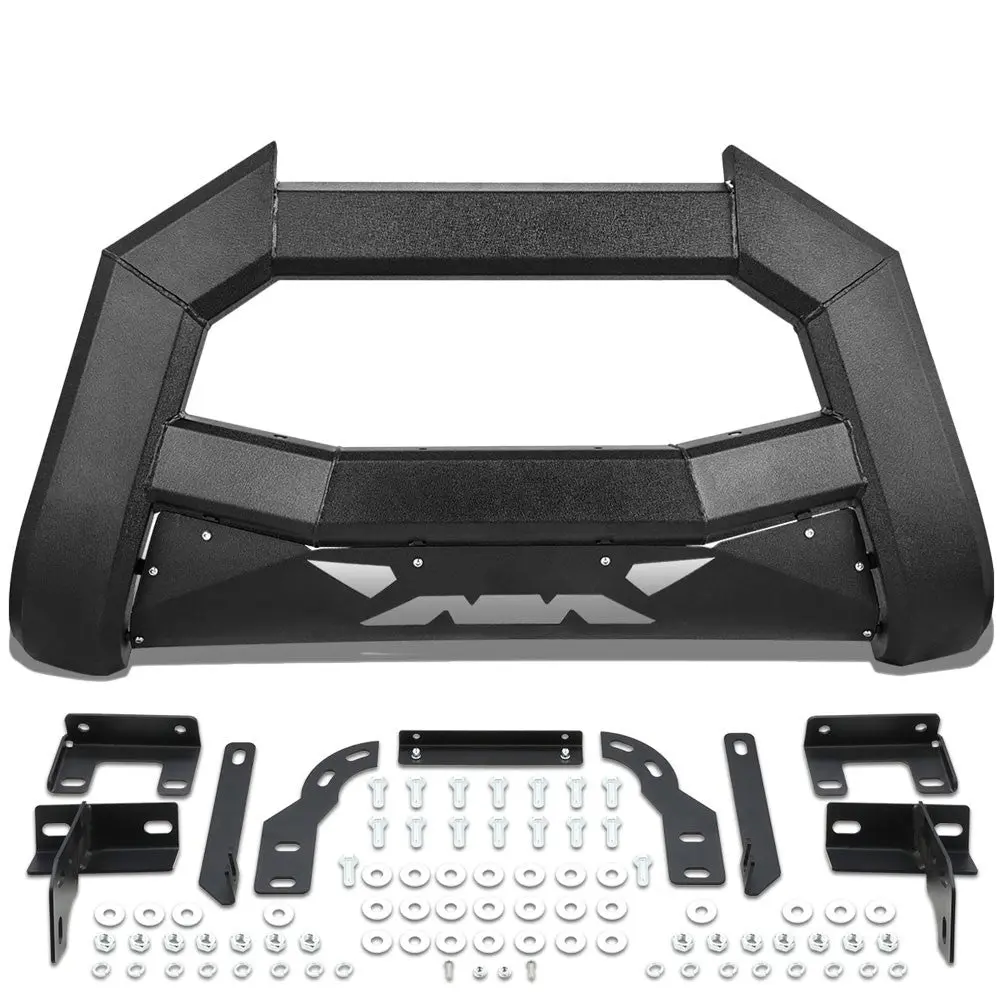 J2 Square Frame Bat Design Front Bumper Bull Bar Guard For 09-18 Ram 1500/19-22 Ram 1500 Classic 1