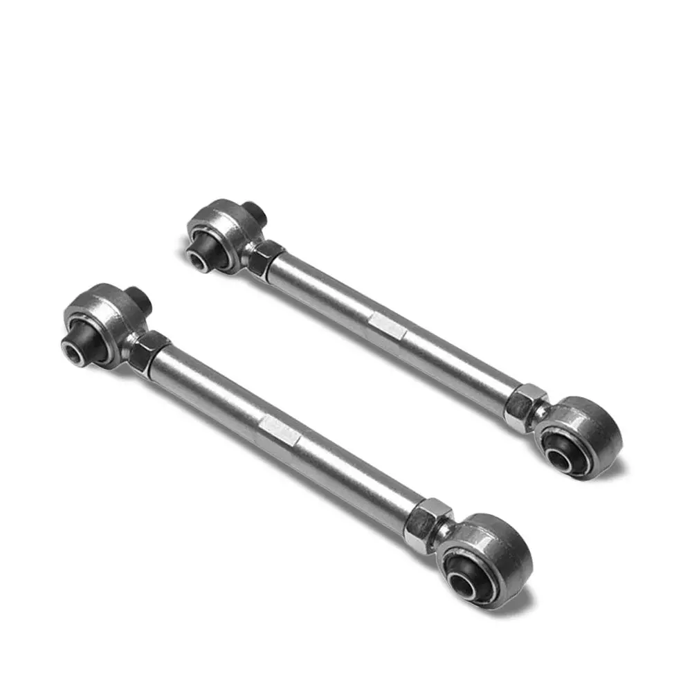Silver Rear Lower Toe Control Arms Kit For 03-12 Golf/Gti Mk5/Mk6 Typ1k/5K 1