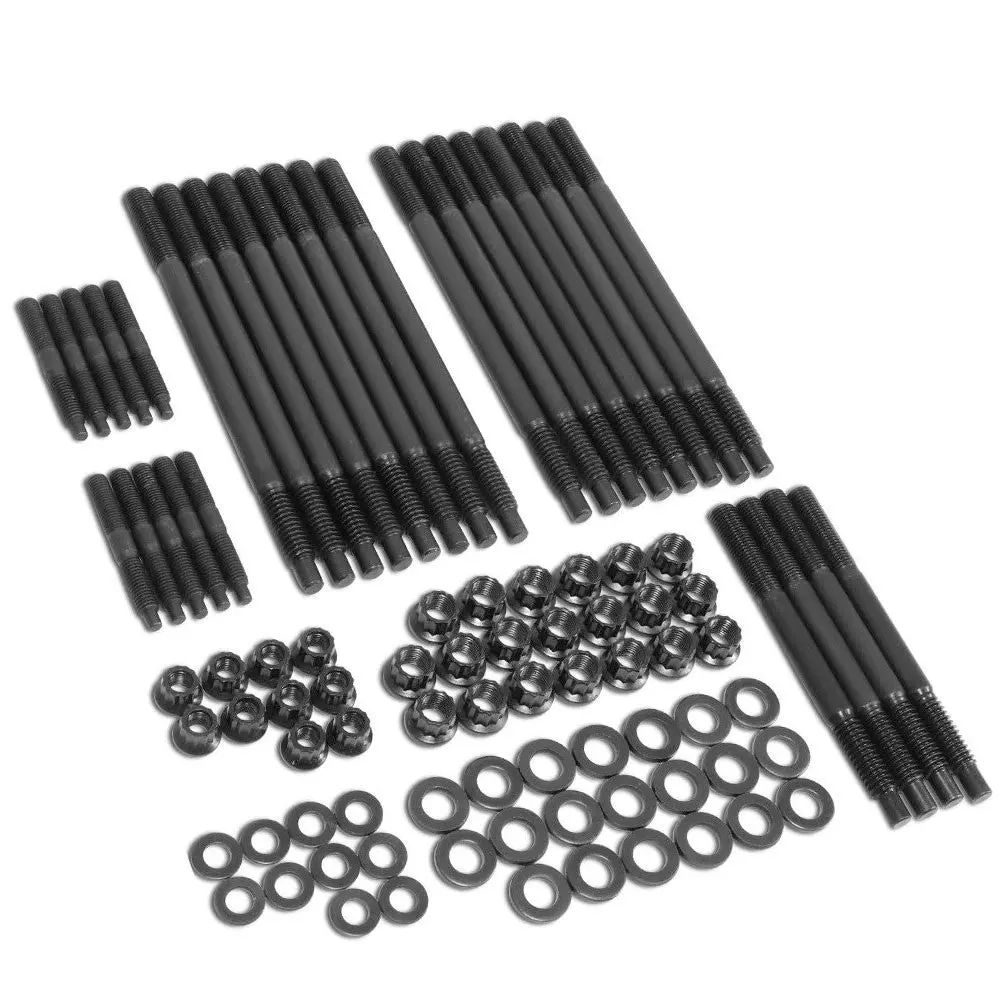 Bfc 12-Point Cylinder Head Studs Bolts For 97-03 Chevy 4.8L/5.3L/6.0L Ls V8 1