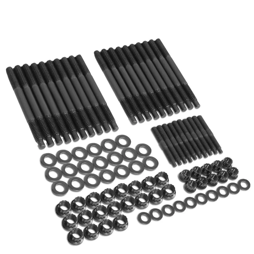 Bfc 12-Point Cylinder Head Studs Bolts For Chevrolet Ls1 Ls6 L98 4.8L 5.3L 6.0L 1