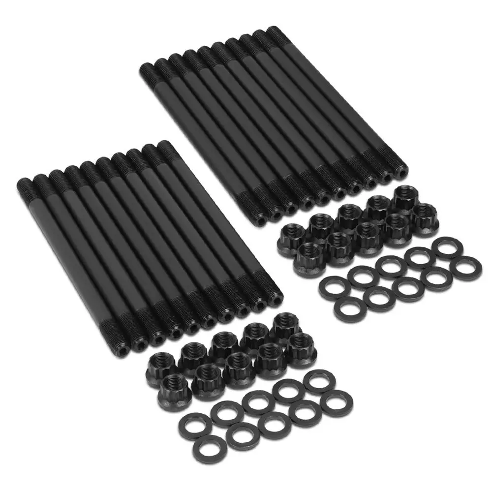 Bfc 12-Point Cylinder Head Studs Bolts For 03-10 Ford 6.0L V8 Powerstroke Diesel 1