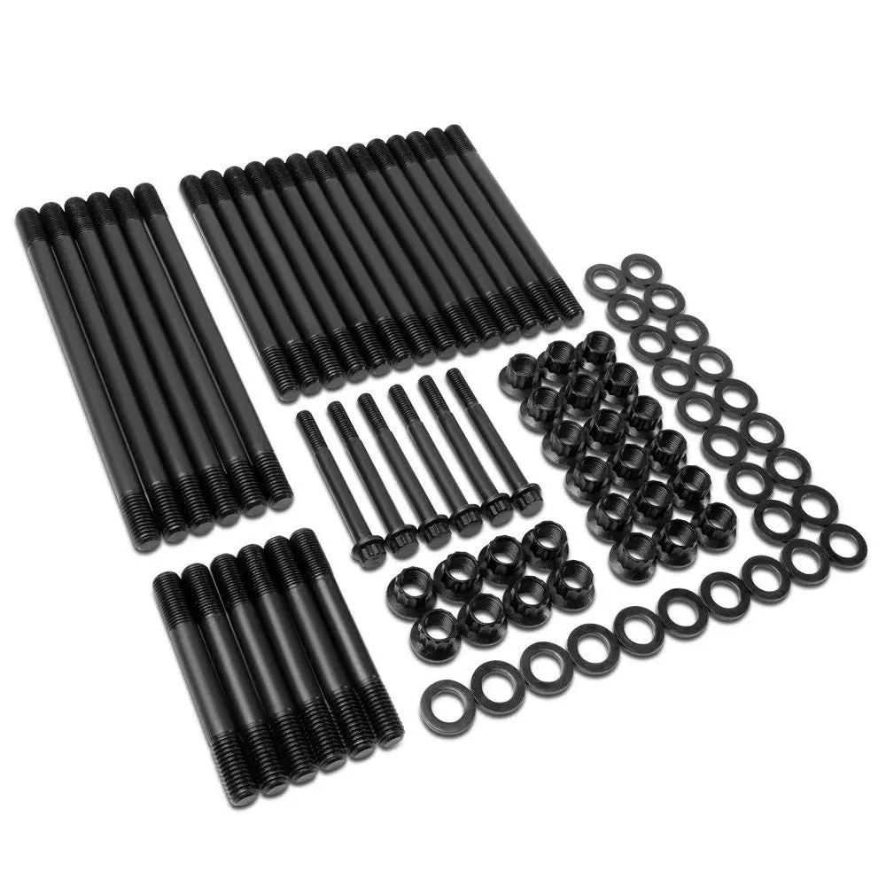 Bfc 12-Point Cylinder Head Studs Bolts For 89-98 Ram 2500 3500 Cummins 5.9 12V 1