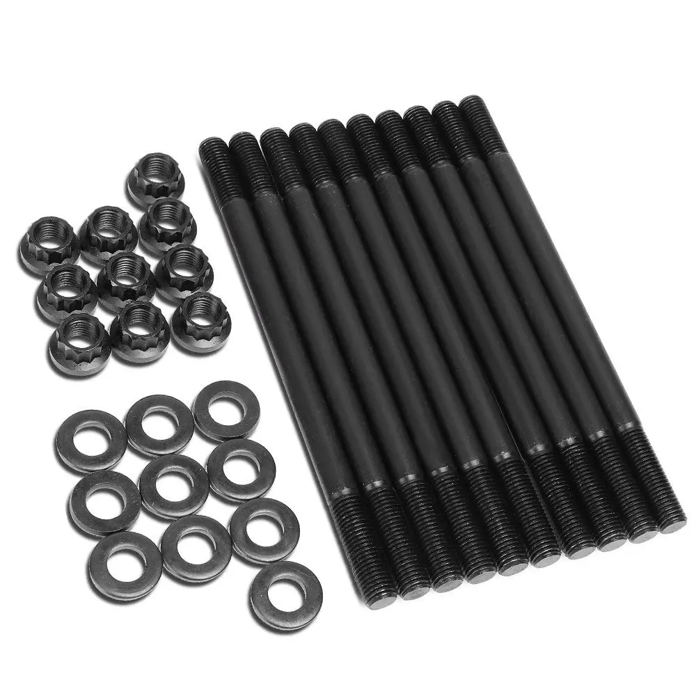 Bfc 12-Point Cylinder Head Studs Bolts For 88-05 Civic/Del Sol/Cr-X D-Series 1