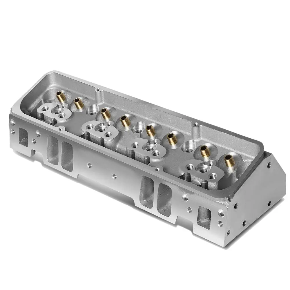 Aluminum Angled Cylinder Head For Small Block Chevrolet Sbc 302/327/350/383/400 1