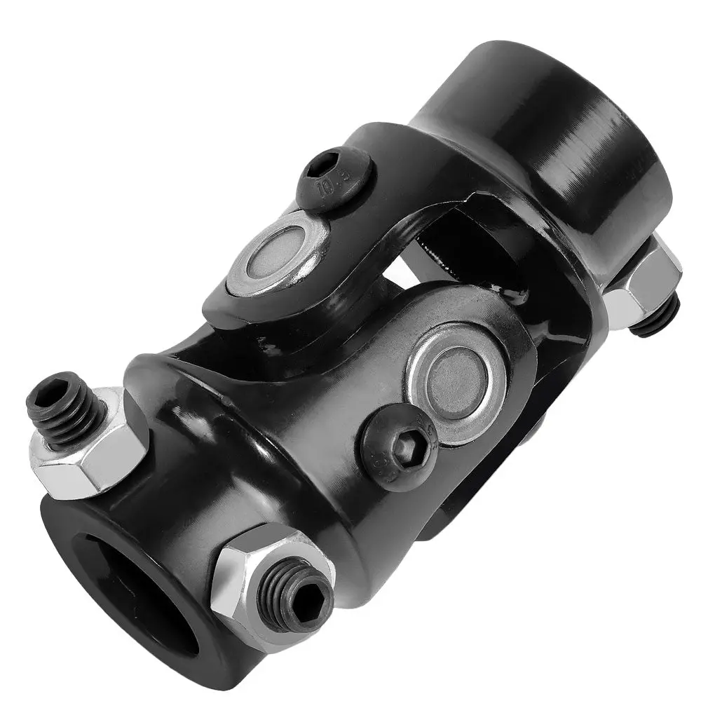 Universal [3/4" Dd To 3/4" Dd] [3.2" Length] 40Cr Steel Steering Shaft Column Single U-Joint 1