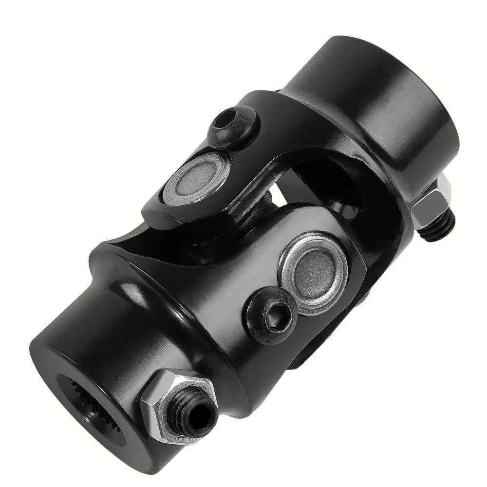Universal [9/16" 26 Spline To 3/4" Dd] [3.2" Length] 40Cr Alloy Steel Steering Shaft Column U-Joint 1