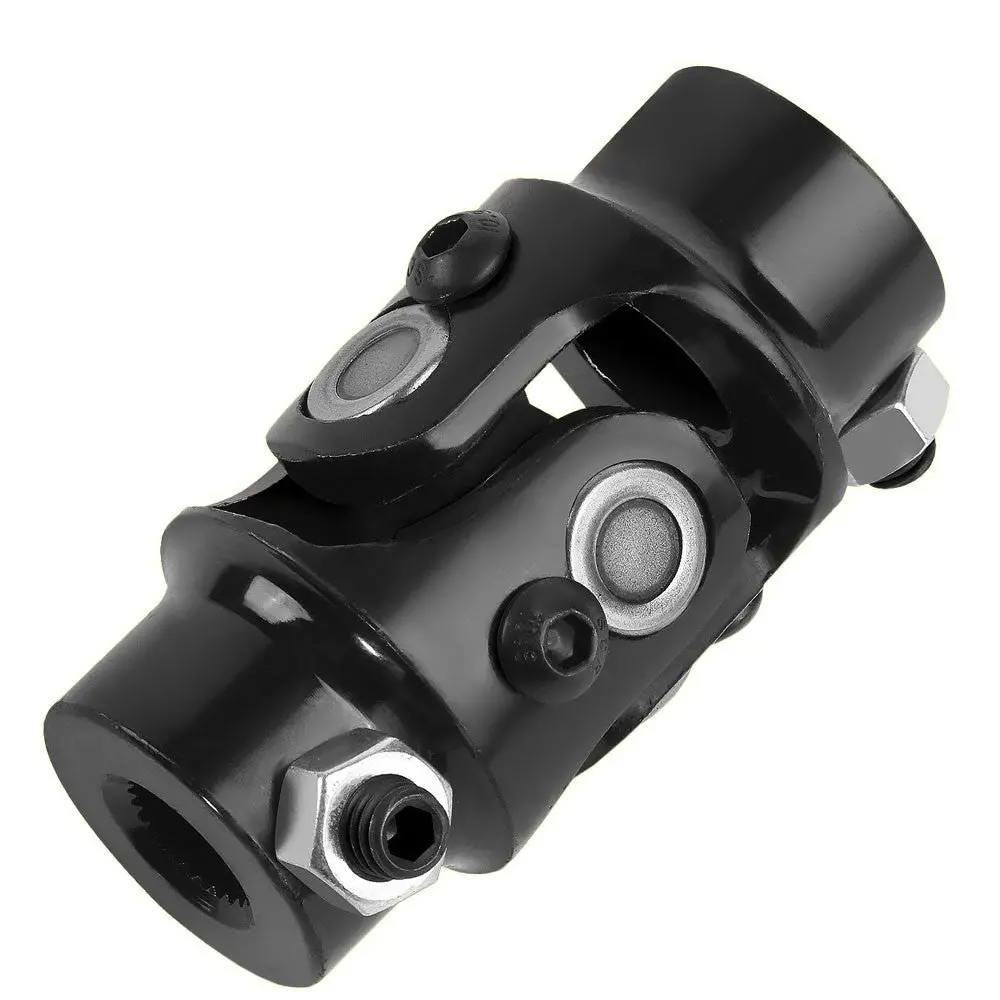 Universal [9/16" 26 Spline To 3/4" Dd] [3.2" Length] 40Cr Steel Steering Shaft Column U-Joint 1