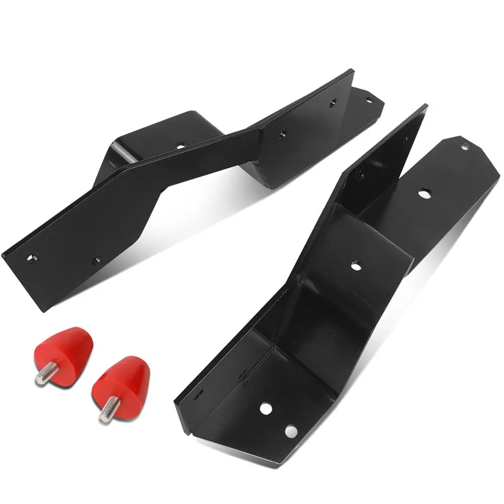 1/4" Steel Rear Axle Lowering C-Notch Bracket Kit [4"+ Drop] For 63-72 Chevy C10 Pickup / Gmc C15 C1500 Pickup 1